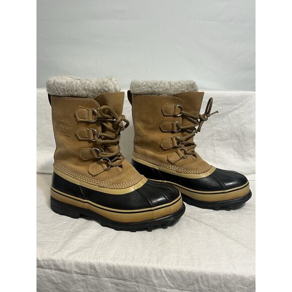Sorel Other - Sorel Caribou Boots Mens 8 Brown Insulated Waterproof Winter Boots